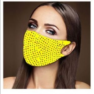🔴3 for $12🔴Color Show• Glam Multi Color Studded Face Mask